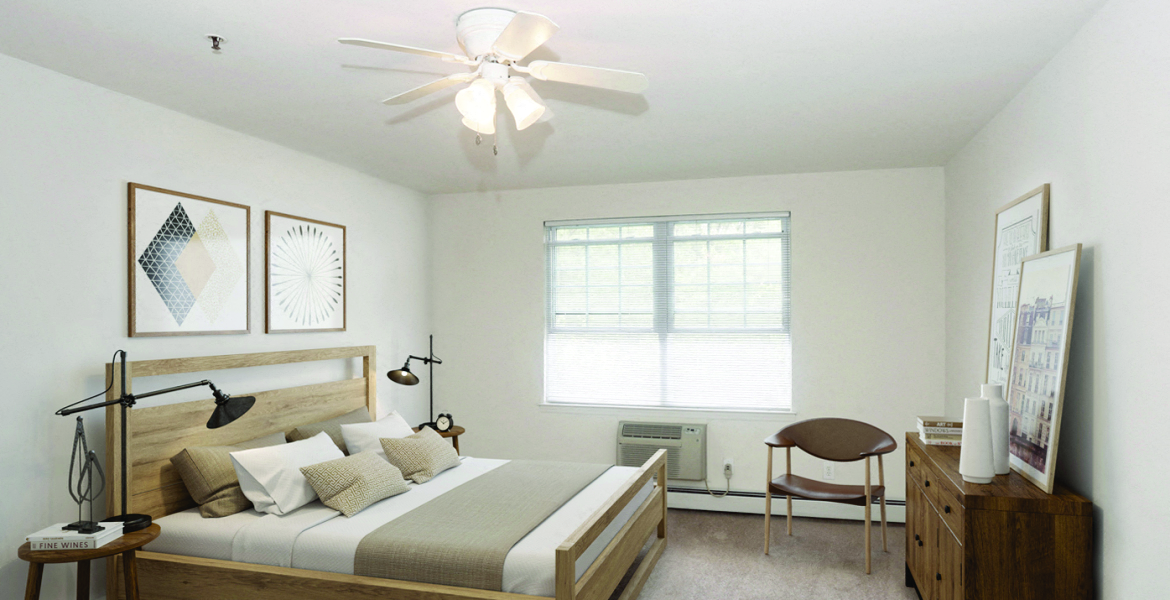 bedroom set with dressers and nightstand at Medford Pond, Medford, NY